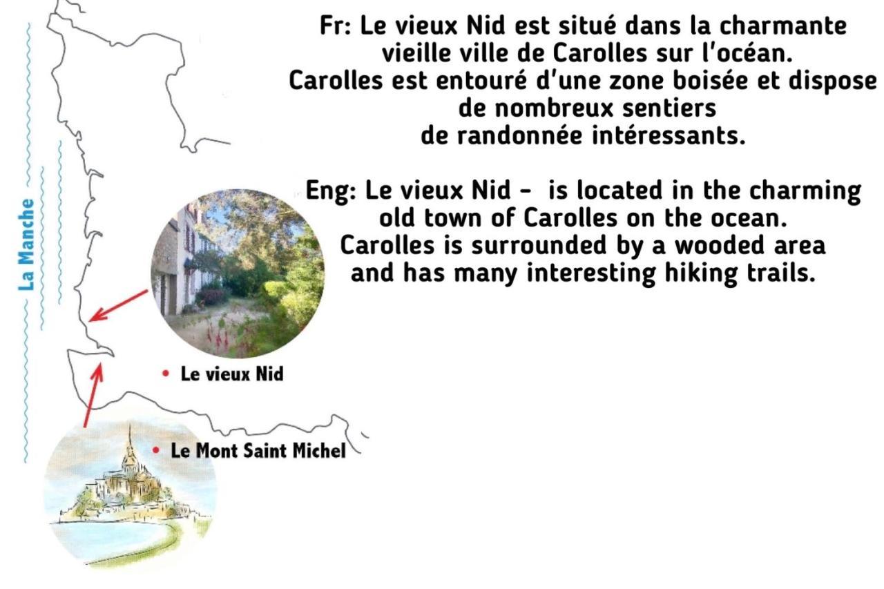 卡罗勒"Le Vieux Nid"别墅 外观 照片